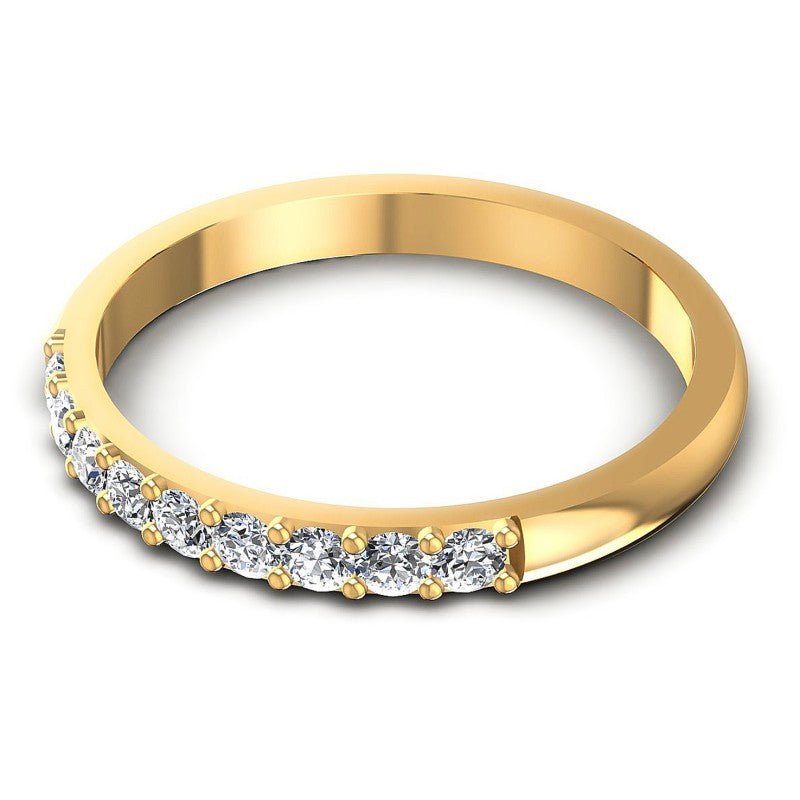 Incredible Round Diamonds 0.30CT Diamonds Wedding Band