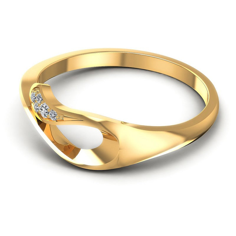 Magnificent Round Diamonds 0.15CT Diamonds Wedding Band