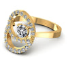 Round Diamonds 0.60CT Fashion Ring in 14KT Rose Gold