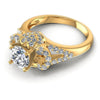 Round Diamonds 1.00CT Fashion Ring in 14KT Rose Gold