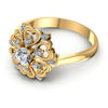 Round Diamonds 0.55CT Fashion Ring in 14KT Rose Gold