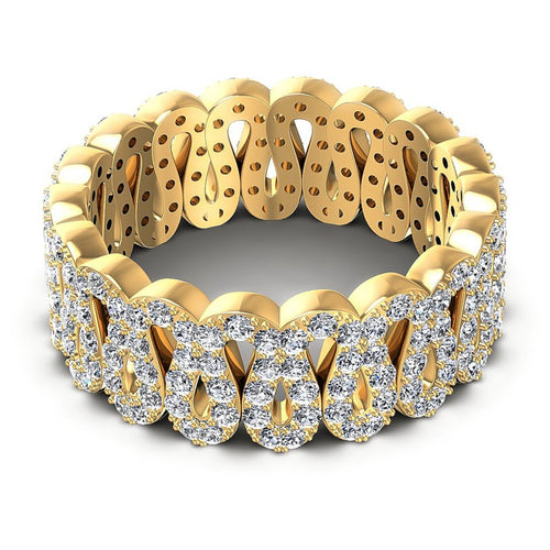 Round Diamonds 1.55CT Eternity Ring in 14KT Rose Gold