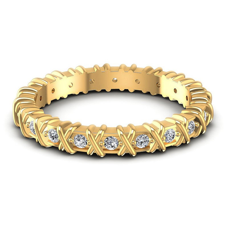 Astonishing Round Diamonds 0.25CT Eternity Ring