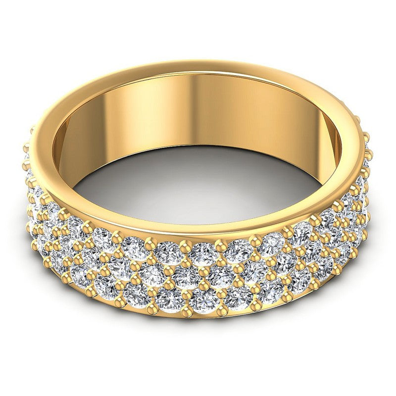 Original Round Diamonds 2.10CT Eternity Ring