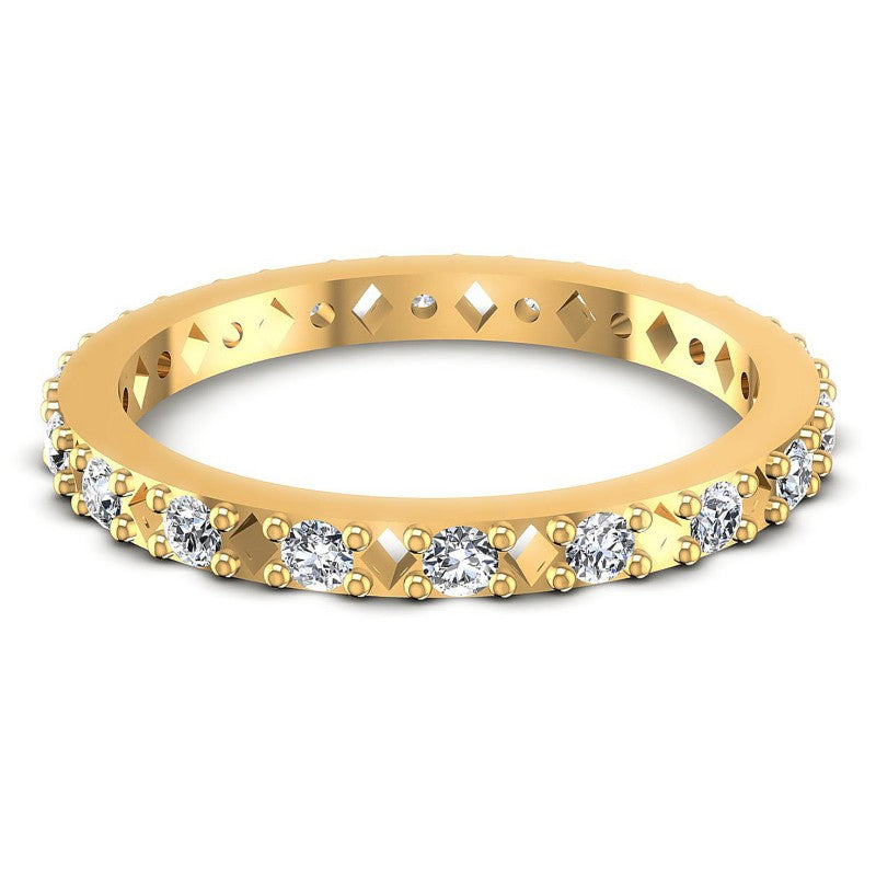 Brilliant Round Diamonds 0.40CT Eternity Ring