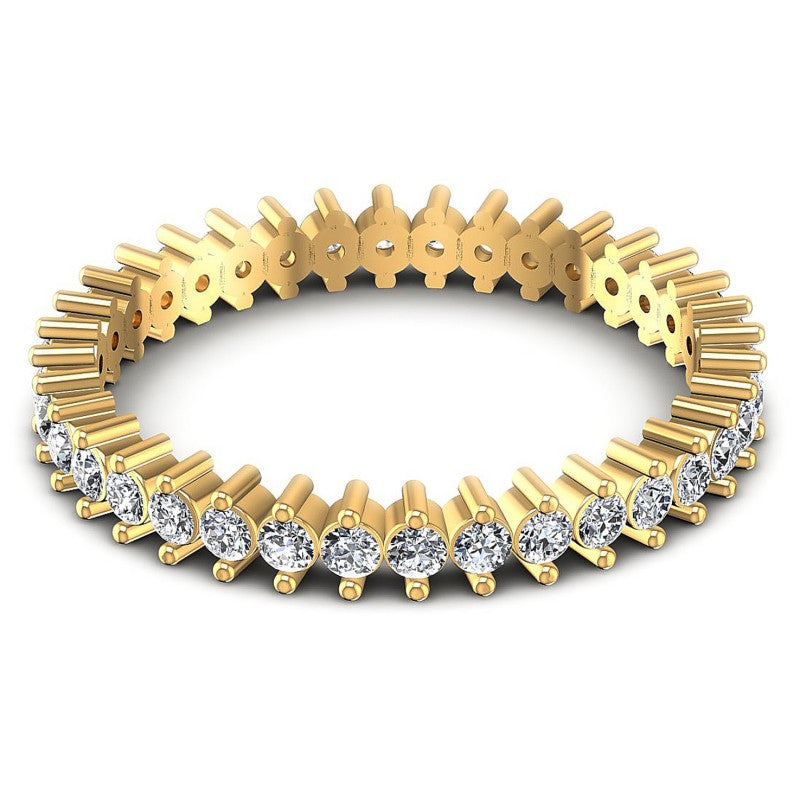 Incredible Round Diamonds 0.45CT Eternity Ring