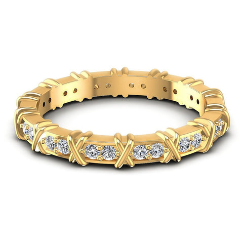 Round Diamonds 0.35CT Eternity Ring in 14KT Rose Gold