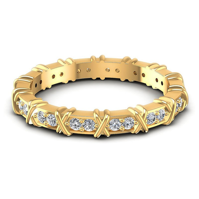 Beautiful Round Diamonds 0.35CT Eternity Ring