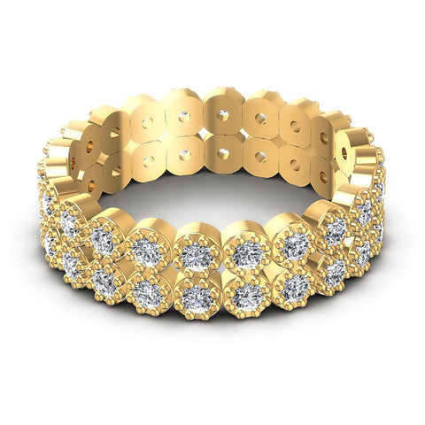 Round Diamonds 1.00CT Eternity Ring in 14KT Rose Gold