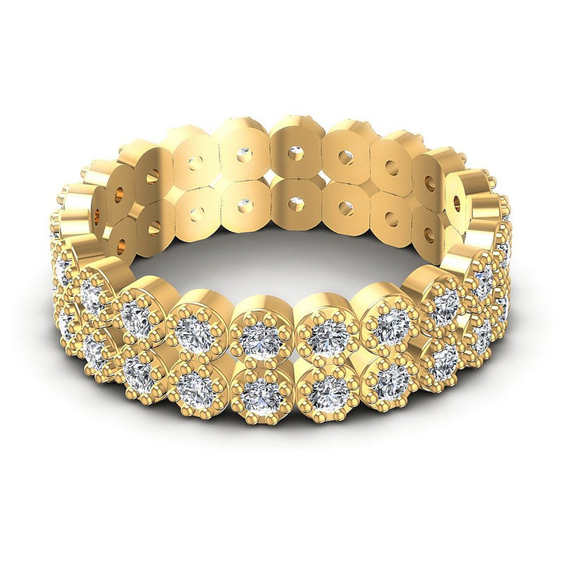 Exceptional Round Diamonds 1.00CT Eternity Ring