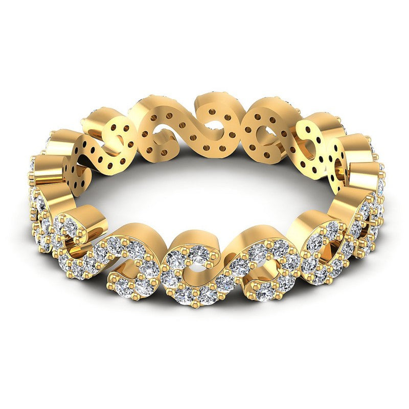 Round Diamonds 0.55CT Eternity Ring in 14KT Rose Gold