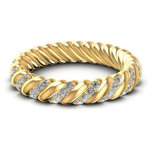 Round Diamonds 0.70CT Eternity Ring in 14KT Rose Gold
