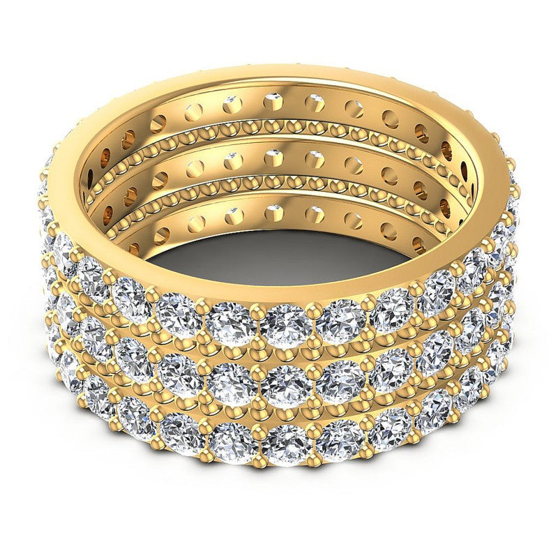 Beautiful Round Diamonds 2.95CT Eternity Ring