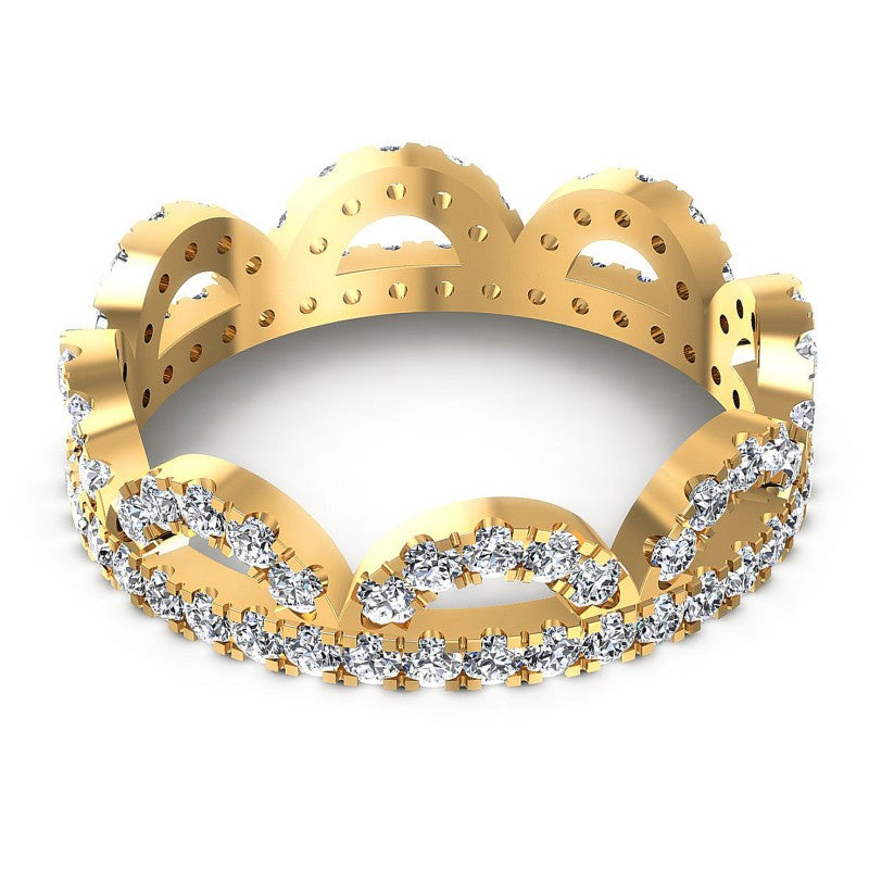 Round Diamonds 1.05CT Eternity Ring in 14KT Rose Gold