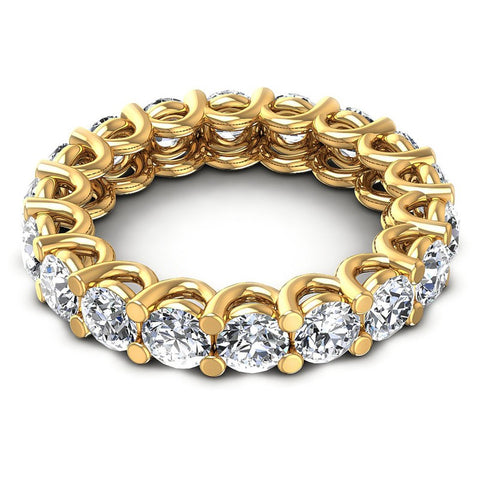Charming Round Diamonds 4.00CT Eternity Ring
