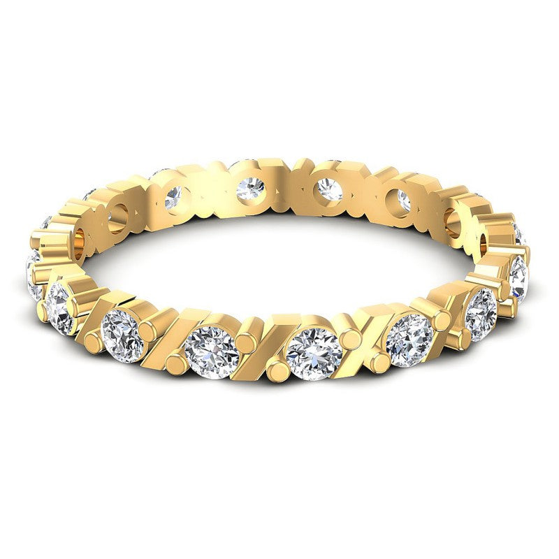 Distinctive Round Diamonds 0.50CT Eternity Ring