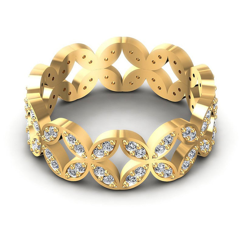 Exquisite Round Diamonds 0.40CT Eternity Ring
