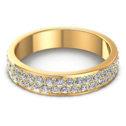 Round Diamonds 1.65CT Eternity Ring in 14KT Rose Gold