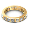 Princess Diamonds 2.10CT Eternity Ring in 14KT Rose Gold
