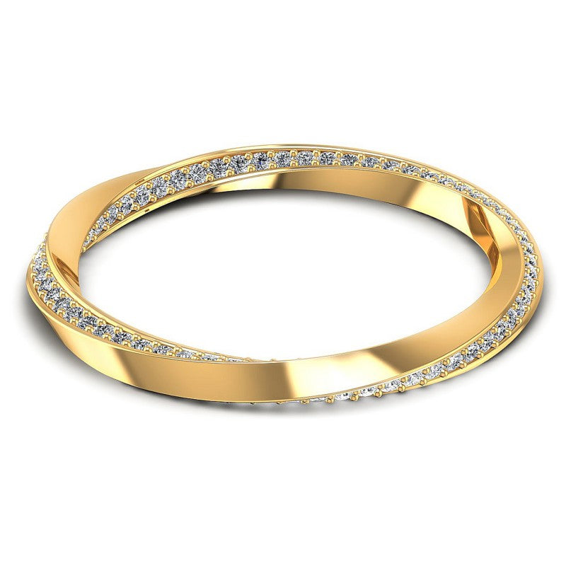 Round Diamonds 0.65CT Eternity Ring in 14KT Rose Gold