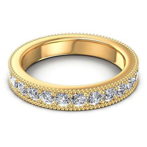 Round Diamonds 1.55CT Eternity Ring in 14KT Rose Gold