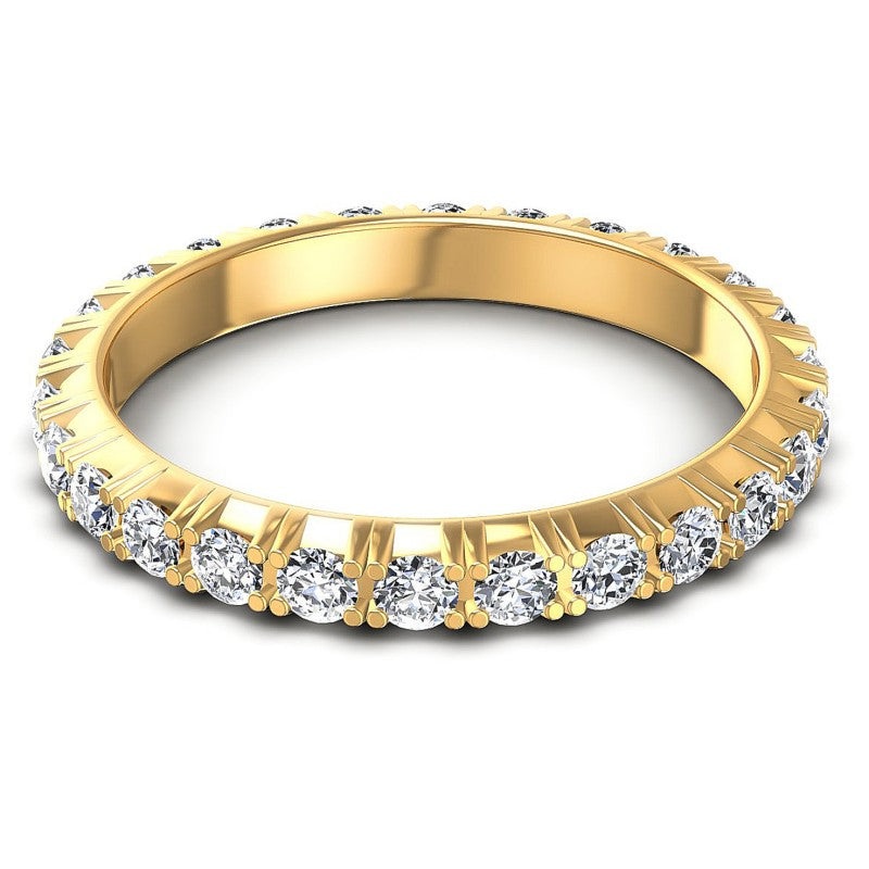 Round Diamonds 0.80CT Eternity Ring in 14KT Rose Gold