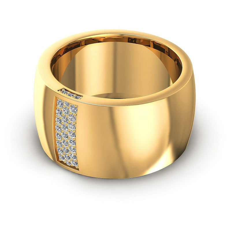 Round Diamonds 0.25CT Diamonds Wedding Band in 14KT Rose Gold