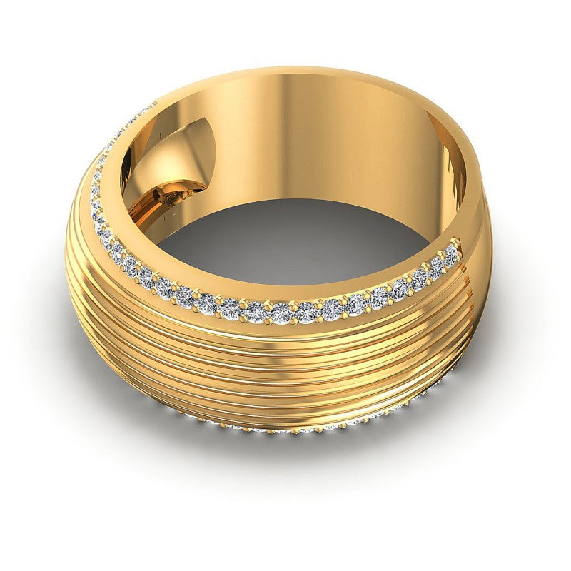 Incredible Round Diamonds 0.45CT Diamonds Wedding Band