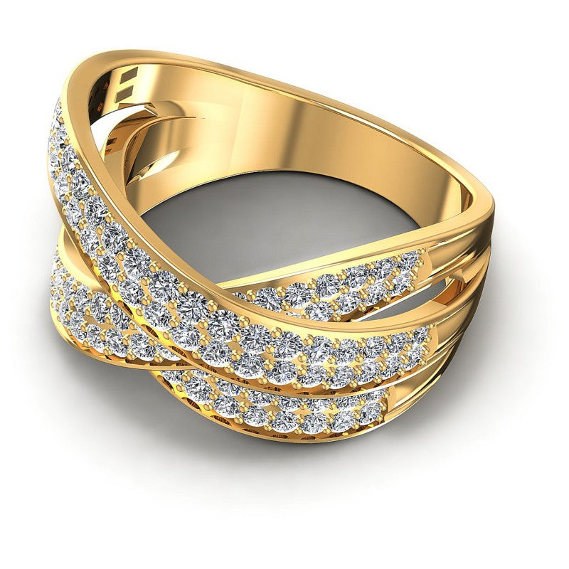 Elegant Round Diamonds 1.70CT Diamonds Wedding Band