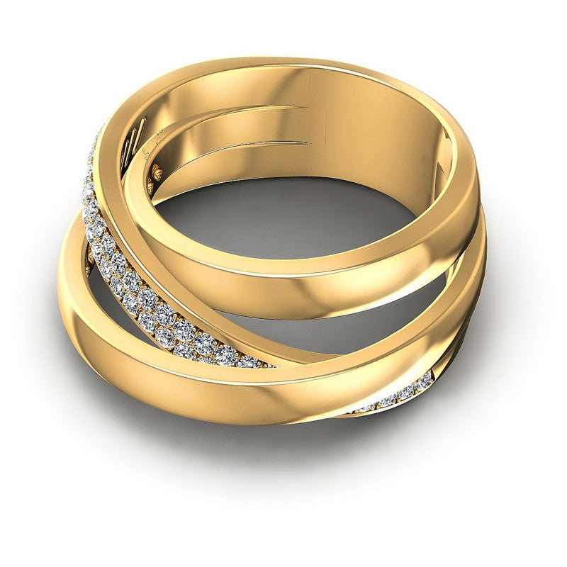 Stunning Round Diamonds 0.55CT Diamonds Wedding Band