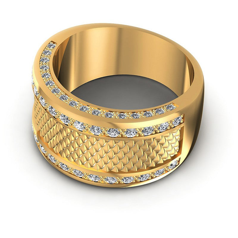 Exceptional Round Diamonds 0.75CT Diamonds Wedding Band