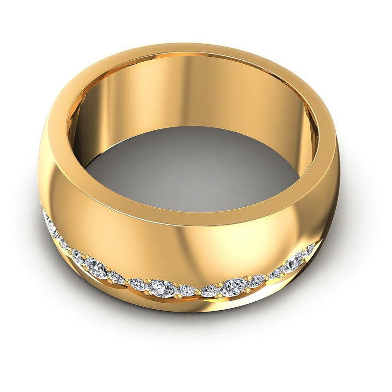 Classic Round Diamonds 0.50CT Diamonds Wedding Band