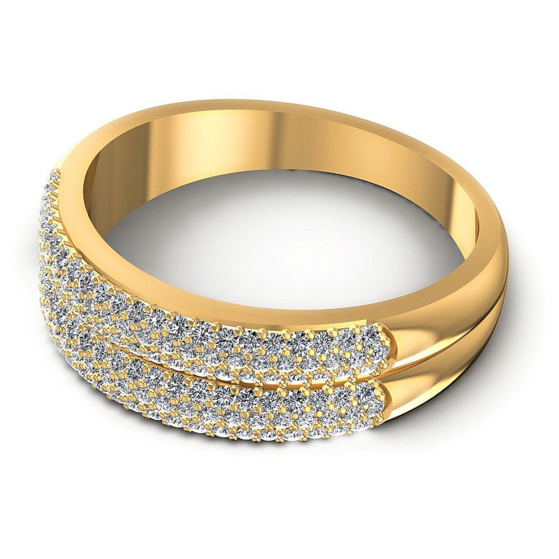 Spectacular Round Diamonds 0.60CT Diamonds Wedding Band