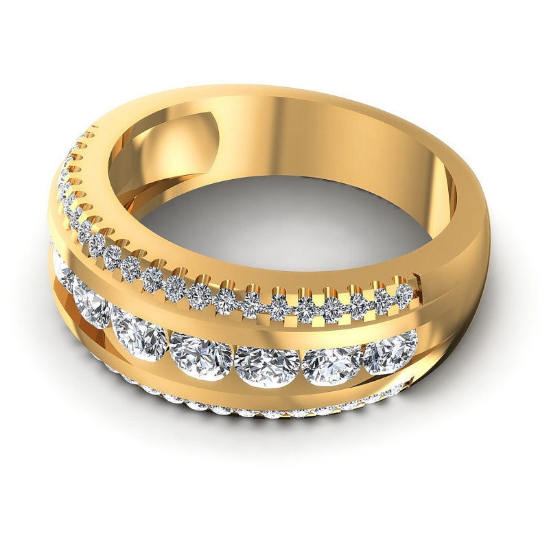 Magnificent Round Diamonds 1.20CT Diamonds Wedding Band