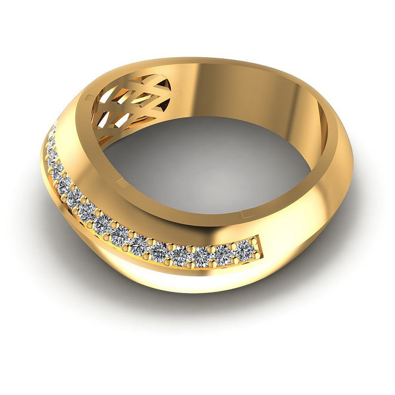 Stunning Round Diamonds 0.30CT Diamonds Wedding Band